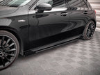 Street PRO Side Skirts Diffusers + Flaps Mercedes A35 AMG / AMG-Line Aero Pack W177