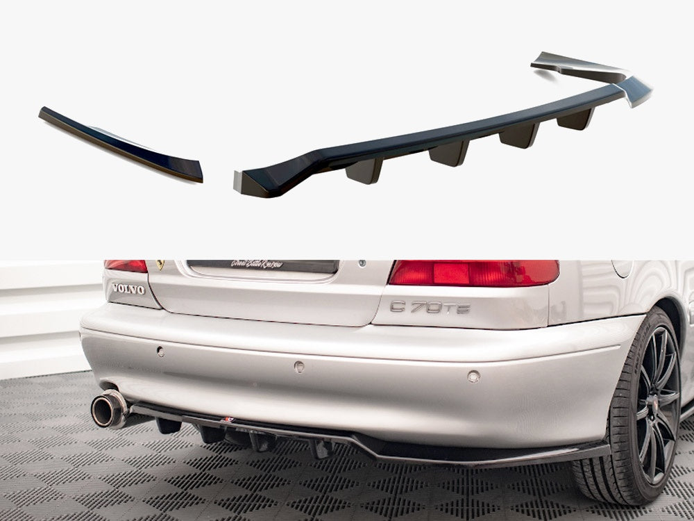 Central Rear Splitter (Vertical Bars) Volvo C70 Mk1
