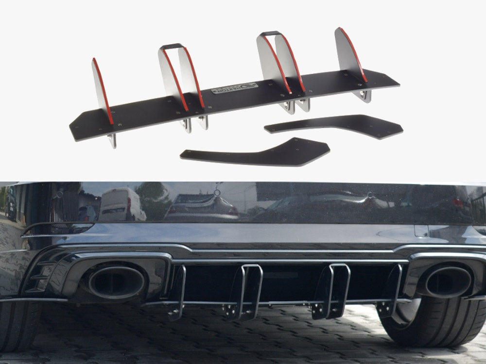 Rear Diffuser V.2 Audi RS3 8V FL Sportback