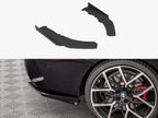 Street Pro Rear Side Splitters + Flaps BMW 4 M-Pack G22 / G23 / G22 Facelift / G23 Facelift