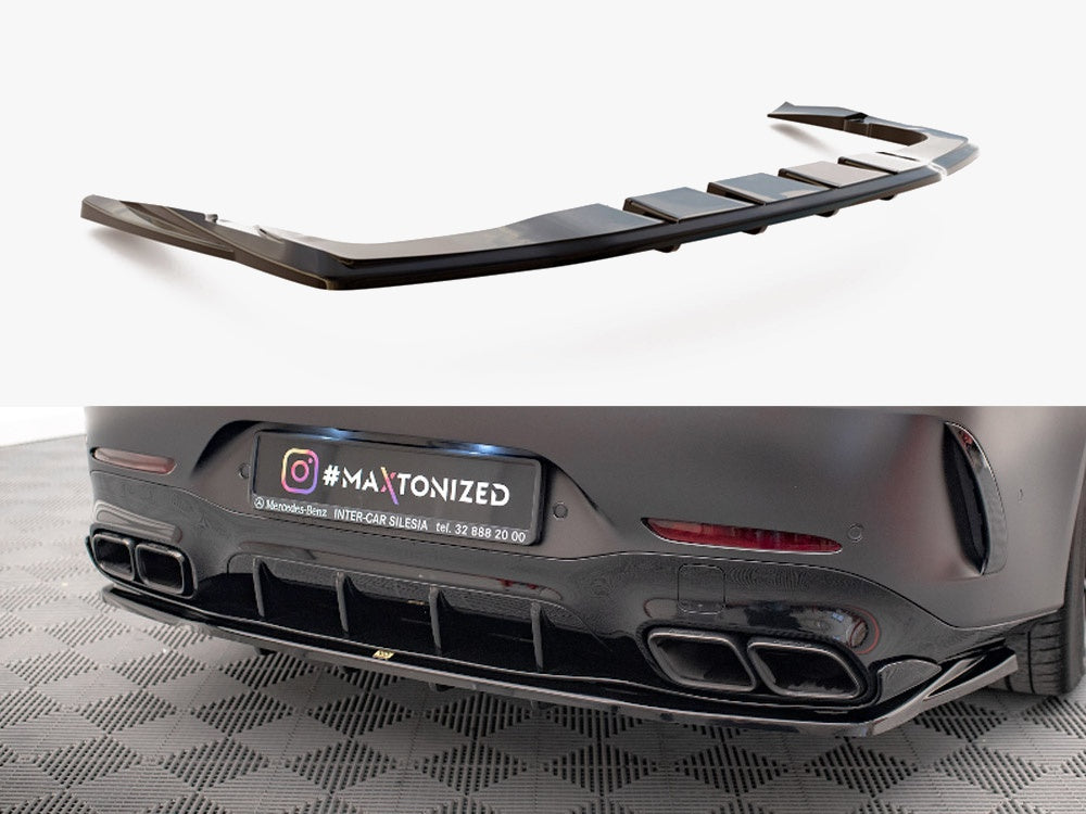 Rear Splitter (Vertical Bars) Mercedes AMG GT 63S 4-door Coupe Aero