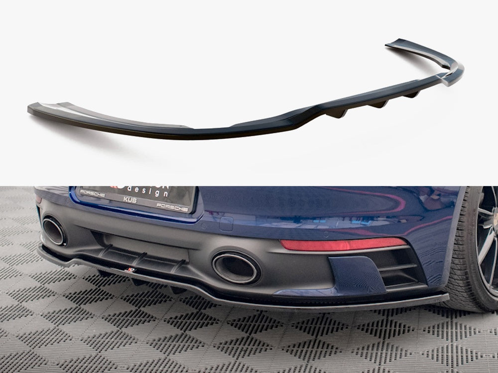 Rear Splitter (Vertical Bars) V.1 Porsche 911 Carrera Aero / Carrera GTS 992