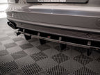 Rear Splitter (Vertical Bars) Porsche Panamera Turbo S E-Hybrid / Panamera E-Hybrid / Panamera 4S 971
