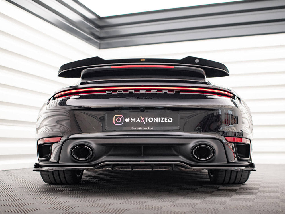 Rear Splitter (Vertical Bars) Porsche 911 Turbo S 992