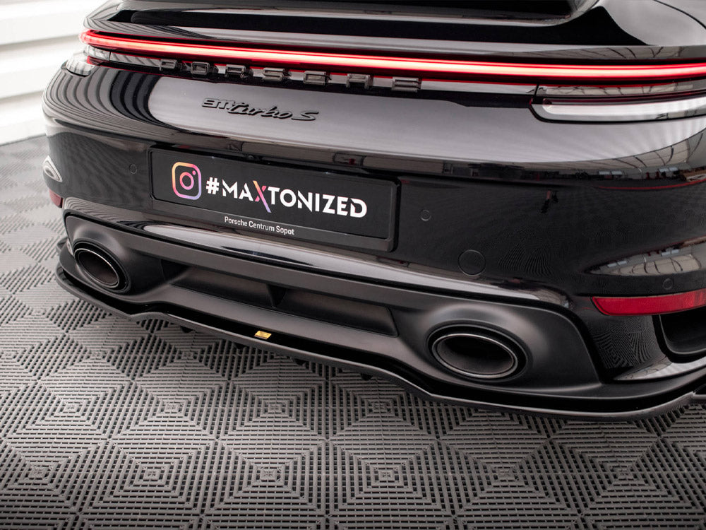Rear Splitter (Vertical Bars) Porsche 911 Turbo S 992