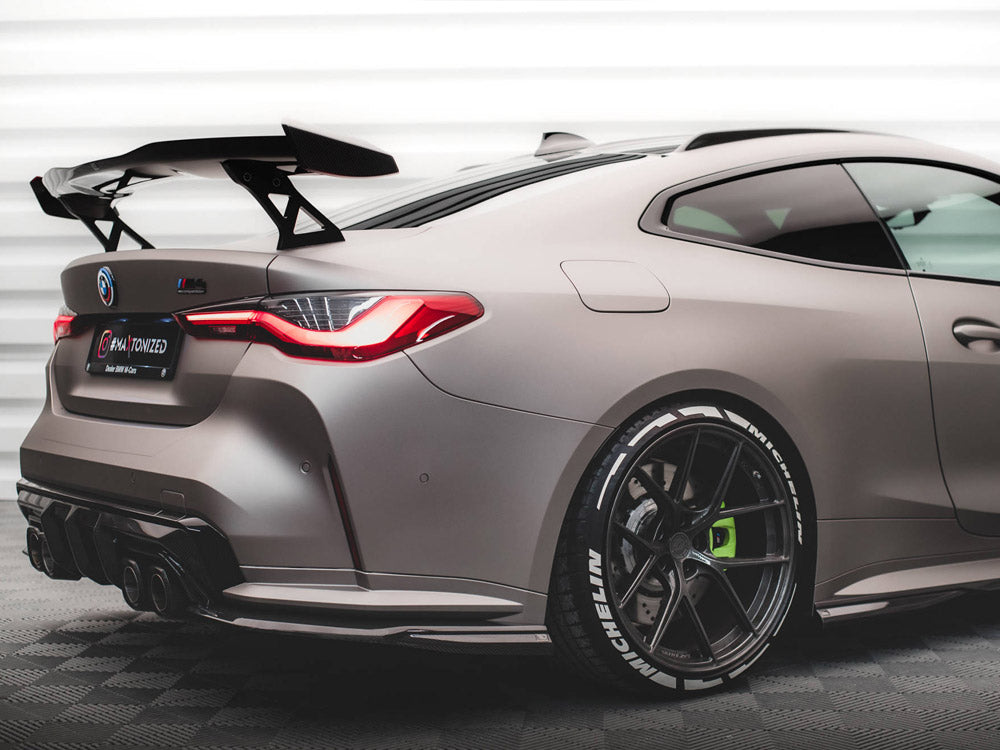 Carbon Fiber Rear Side Splitters BMW M4 G82