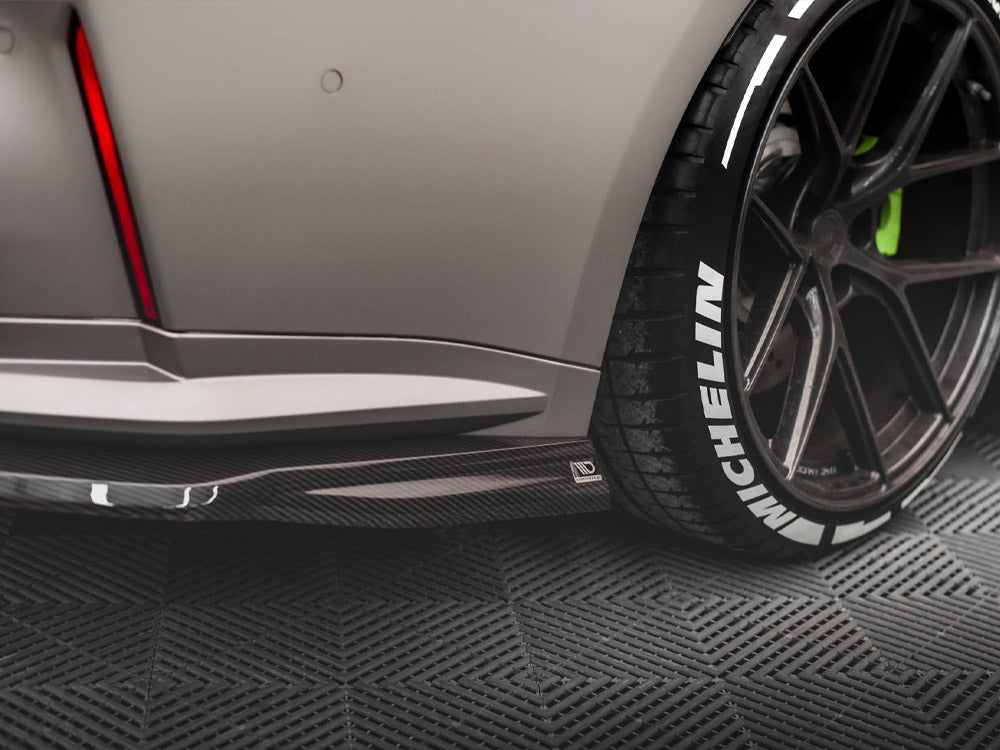 Carbon Fiber Rear Side Splitters BMW M4 G82