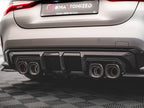 Carbon Fiber Rear Diffuser BMW M4 G82 / M3 G80