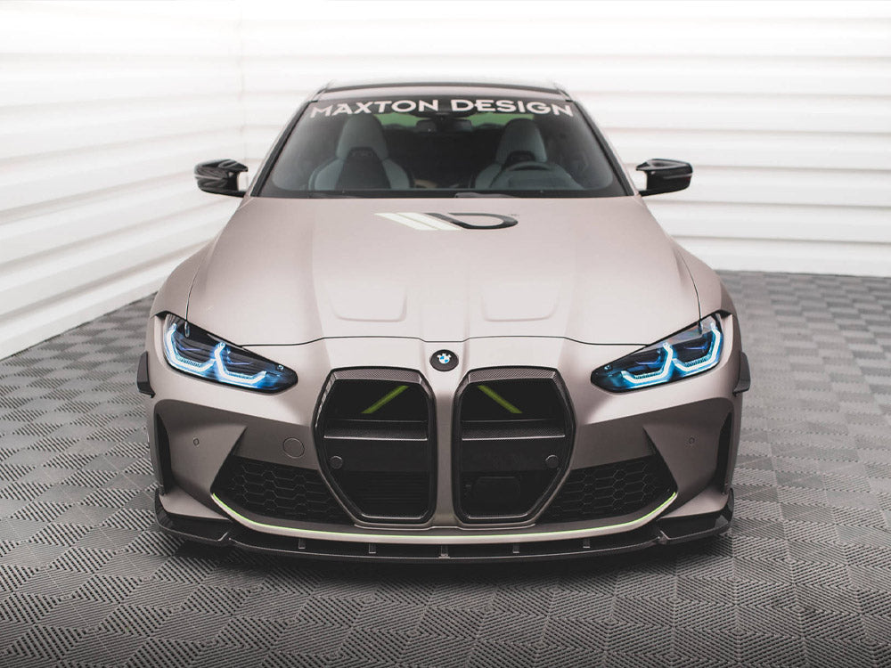 Carbon Fiber Front Grill + License Plate Holder Base BMW M4 G82 / M3 G80