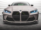 Carbon Fiber Front Grill + License Plate Holder Base BMW M4 G82 / M3 G80