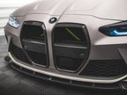 Carbon Fiber Front Grill + License Plate Holder Base BMW M4 G82 / M3 G80