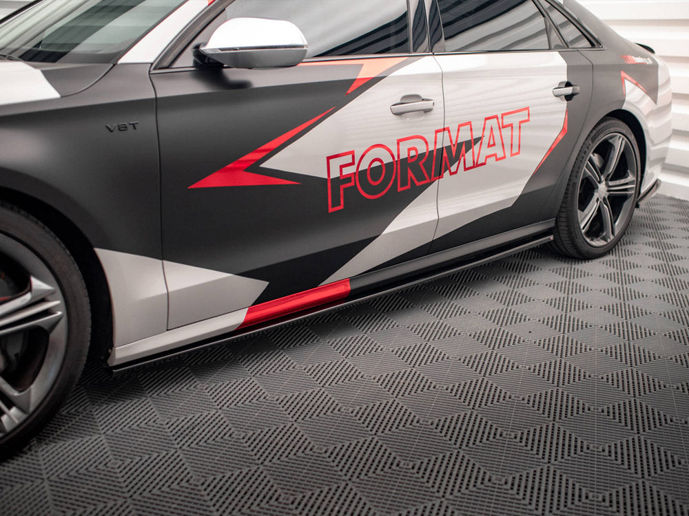 Side Skirts Diffusers V.1 Audi S8 D4
