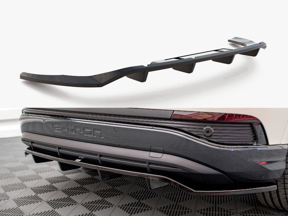Central Rear Splitter (Vertical Bars) Audi Q4 e-Tron Sportback Mk1