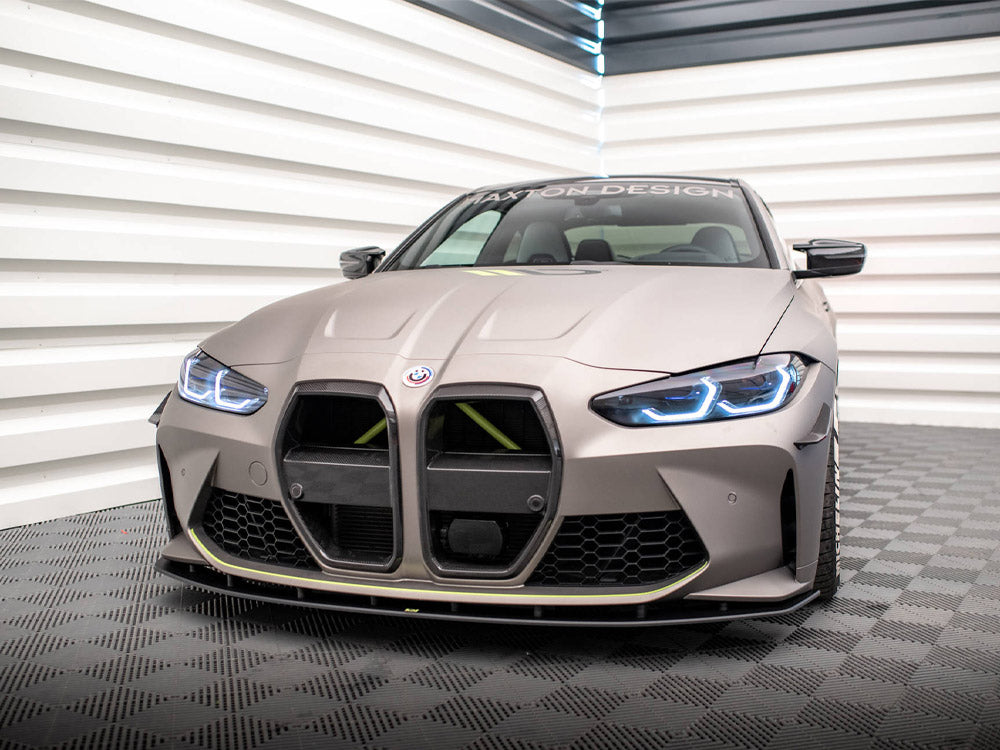 Street PRO Front Splitter BMW M4 G82 / M3 G80 - Black-Red