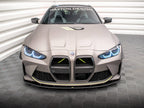 Street PRO Front Splitter BMW M4 G82 / M3 G80 - Black-Red