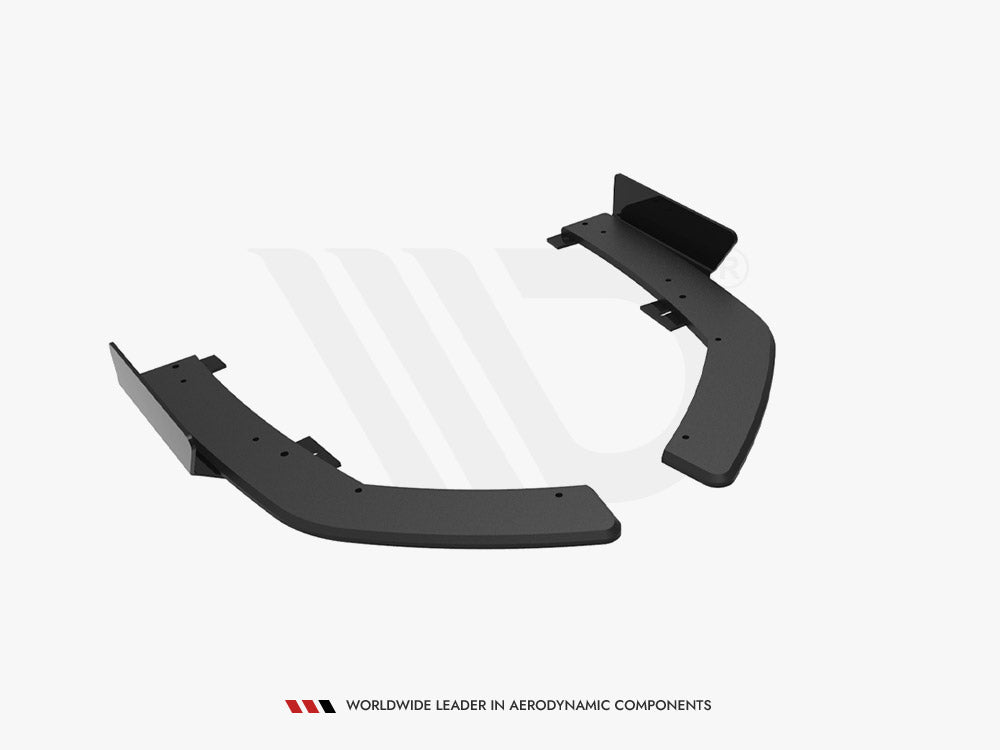 Street Pro Rear Side Splitters + Flaps BMW 2 Coupe M-Pack G42