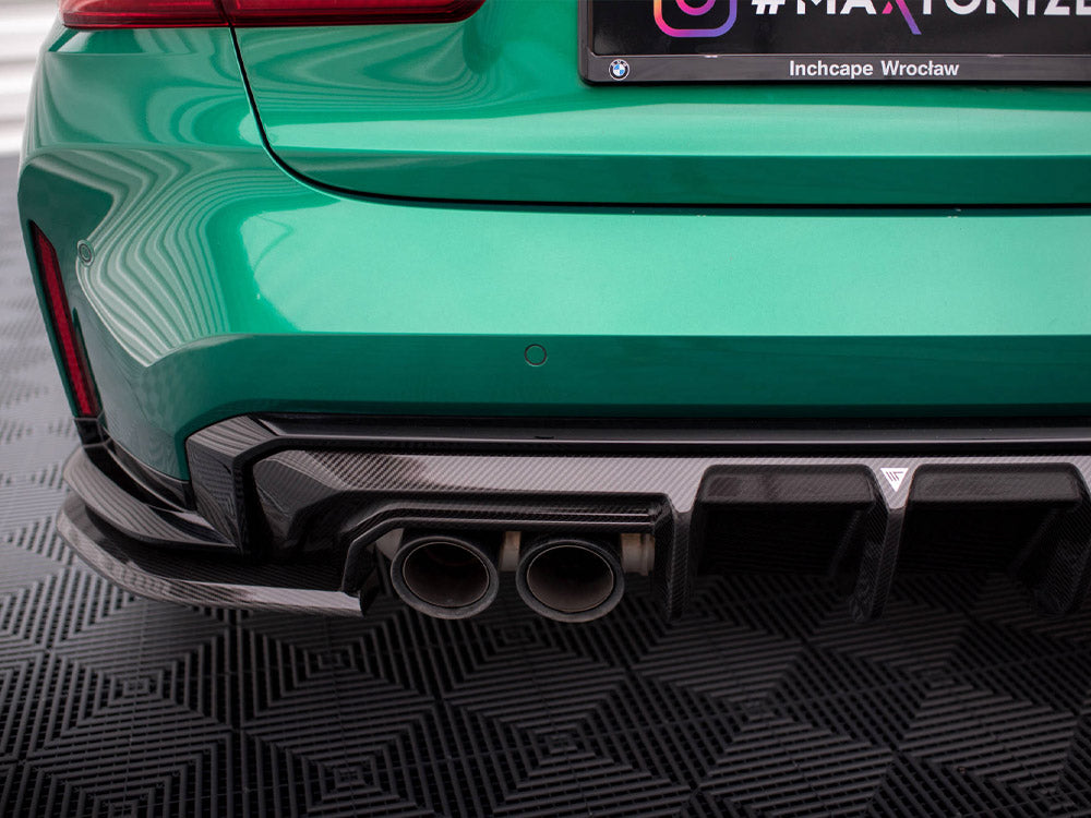 Carbon Fiber Rear Side Splitters BMW M3 Sedan / Touring G80 / G81