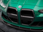 Carbon Fiber Front Grill + License Plate Holder Base BMW M4 G82 / M3 G80