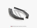Carbon Fiber Rear Side Splitters BMW M3 Sedan / Touring G80 / G81