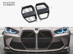 Carbon Fiber Front Grill + License Plate Holder Base BMW M4 G82 / M3 G80