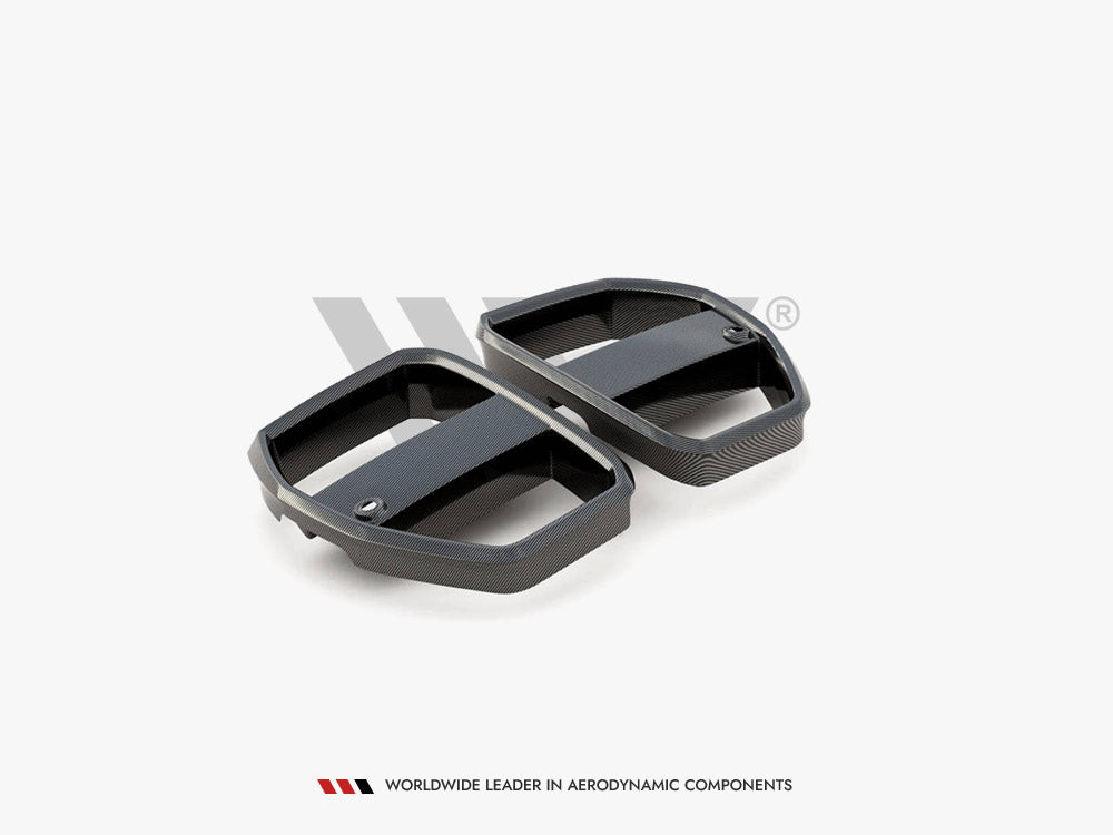 Carbon Fiber Front Grill + License Plate Holder Base BMW M4 G82 / M3 G80
