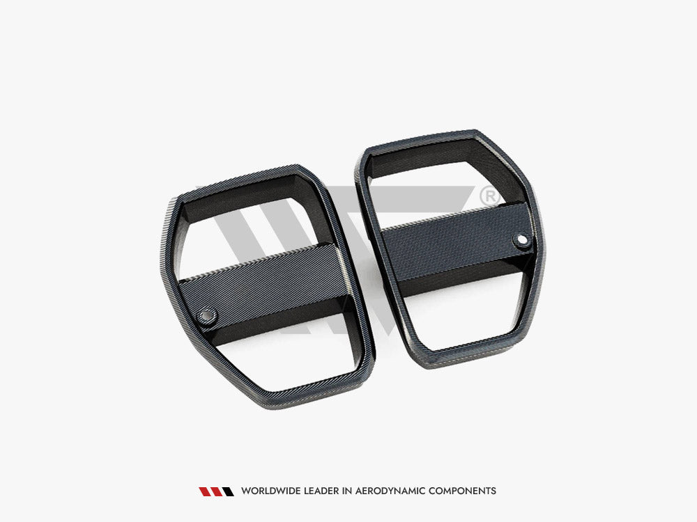 Carbon Fiber Front Grill + License Plate Holder Base BMW M4 G82 / M3 G80