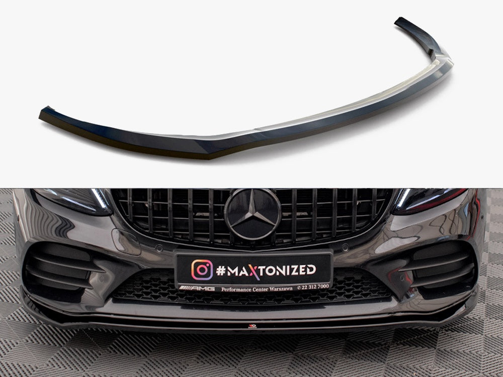 Front Splitter V.1 Mercedes-Benz C AMG Line Sedan / Coupe / Estate W205 / C205 / S205 Facelift