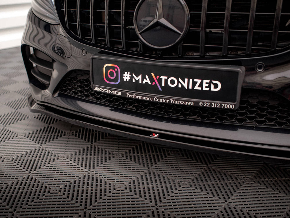 Front Splitter V.1 Mercedes-Benz C AMG Line Sedan / Coupe / Estate W205 / C205 / S205 Facelift