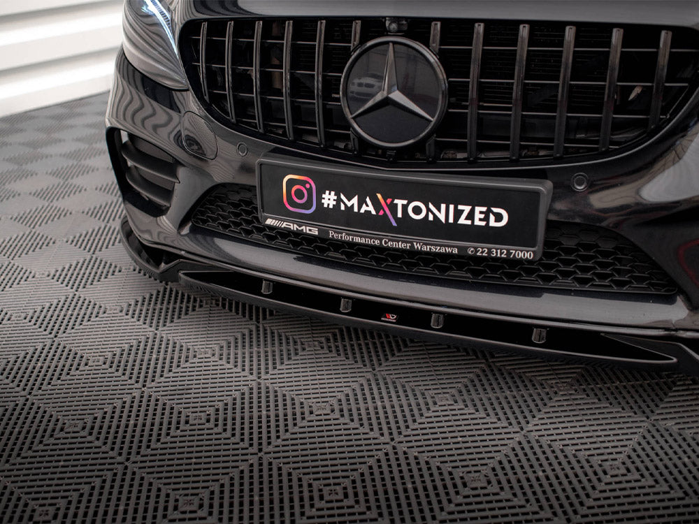 Front Splitter V.2 Mercedes-Benz C AMG Line Sedan / Coupe / Estate W205 / C205 / S205 Facelift