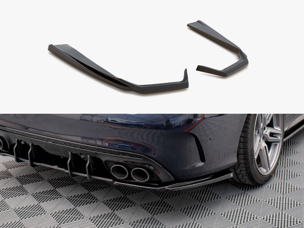 Rear Side Splitters Mercedes-AMG C43 Sedan / Estate W205 / S205 Facelift