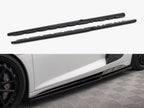 Side Skirts Diffusers V.2 Audi R8 Mk2 Facelift - Carbon Look