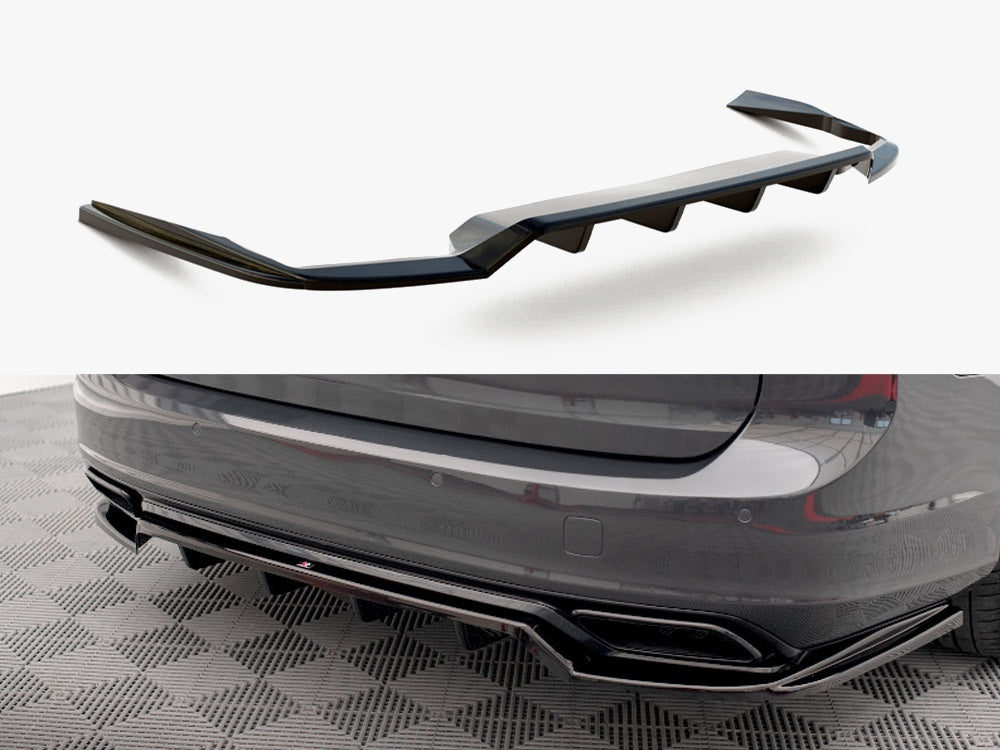 Rear Splitter (Vertical Bars) Volvo V90 / S90 R-Design Mk2