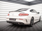 Rear Splitter (Vertical Bars) Mercedes C Coupe AMG-Line C205 Facelift