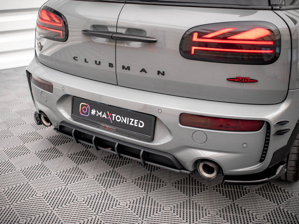 Street PRO Rear Diffuser Mini Cooper Clubman John Cooper Works F54 Facelift - Black-Red