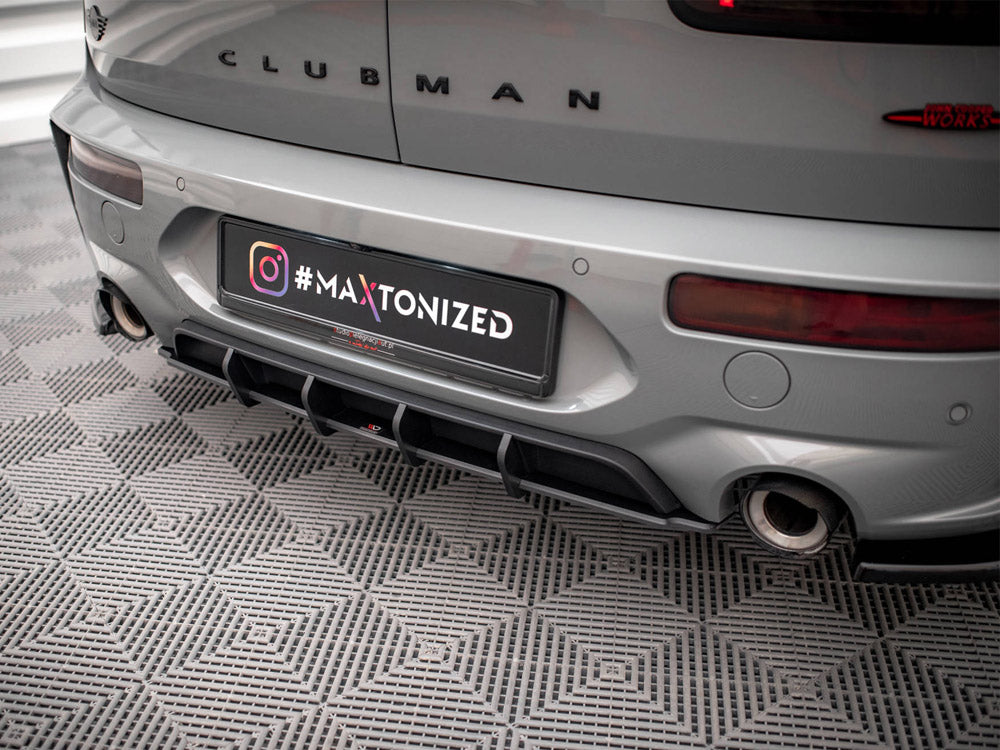 Street PRO Rear Diffuser Mini Cooper Clubman John Cooper Works F54 Facelift - Black-Red