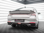 Central Rear Splitter (Vertical Bars) Hyundai Elantra Mk7