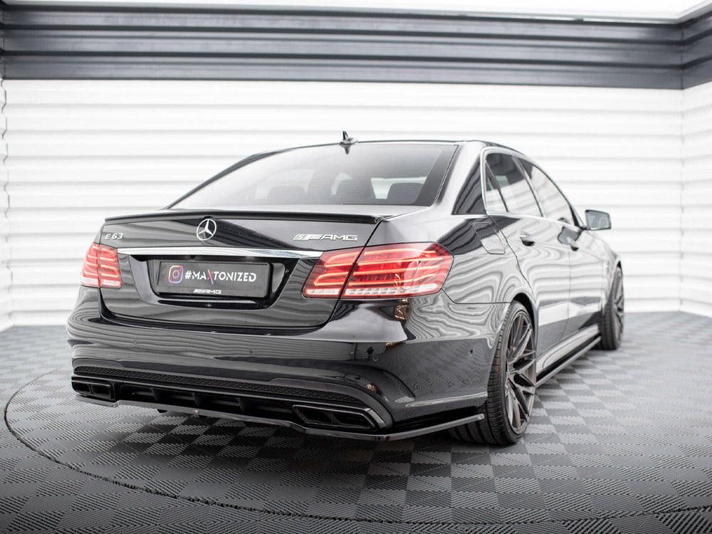 Rear Splitter (Vertical Bars) Mercedes E63 AMG Sedan W212 Facelift