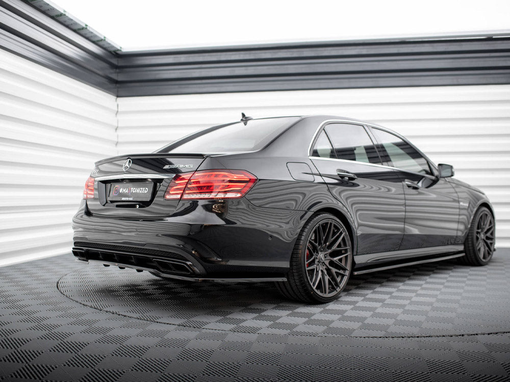 Rear Splitter (Vertical Bars) Mercedes E63 AMG Sedan W212 Facelift