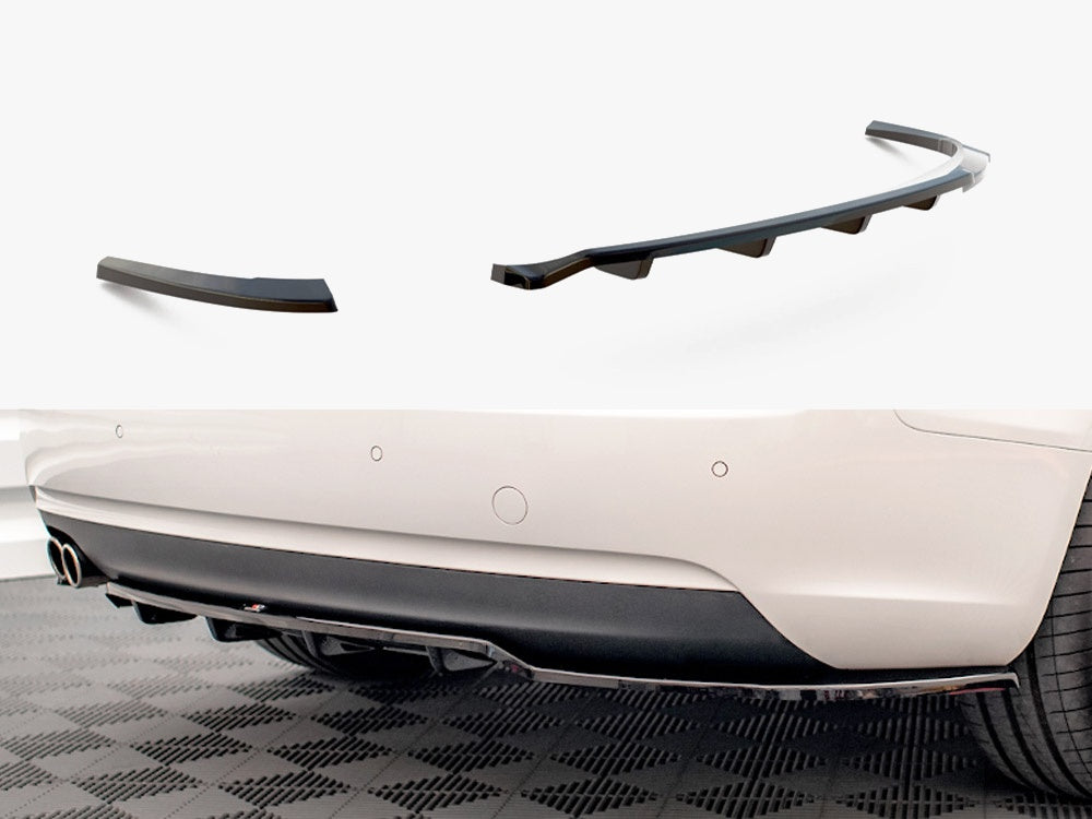 Central Rear Splitter (Vertical Bars) Audi A5 Coupe 8T Facelift