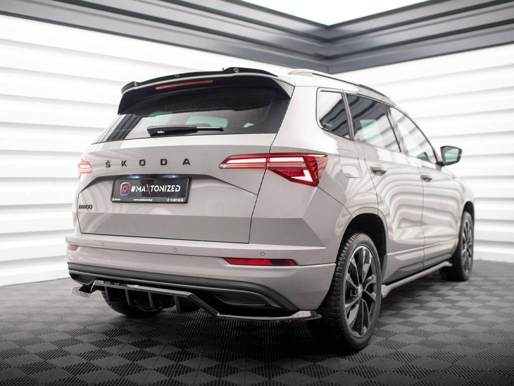 Rear Splitter (Vertical Bars) Skoda Karoq Sportline Mk1 Facelift