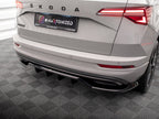 Rear Splitter (Vertical Bars) Skoda Karoq Sportline Mk1 Facelift