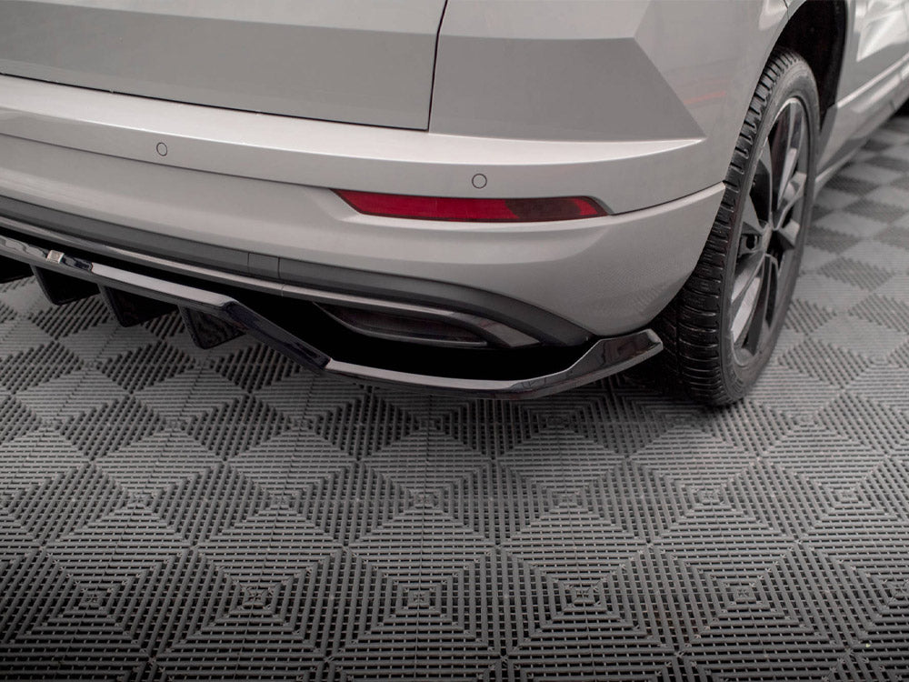 Rear Splitter (Vertical Bars) Skoda Karoq Sportline Mk1 Facelift