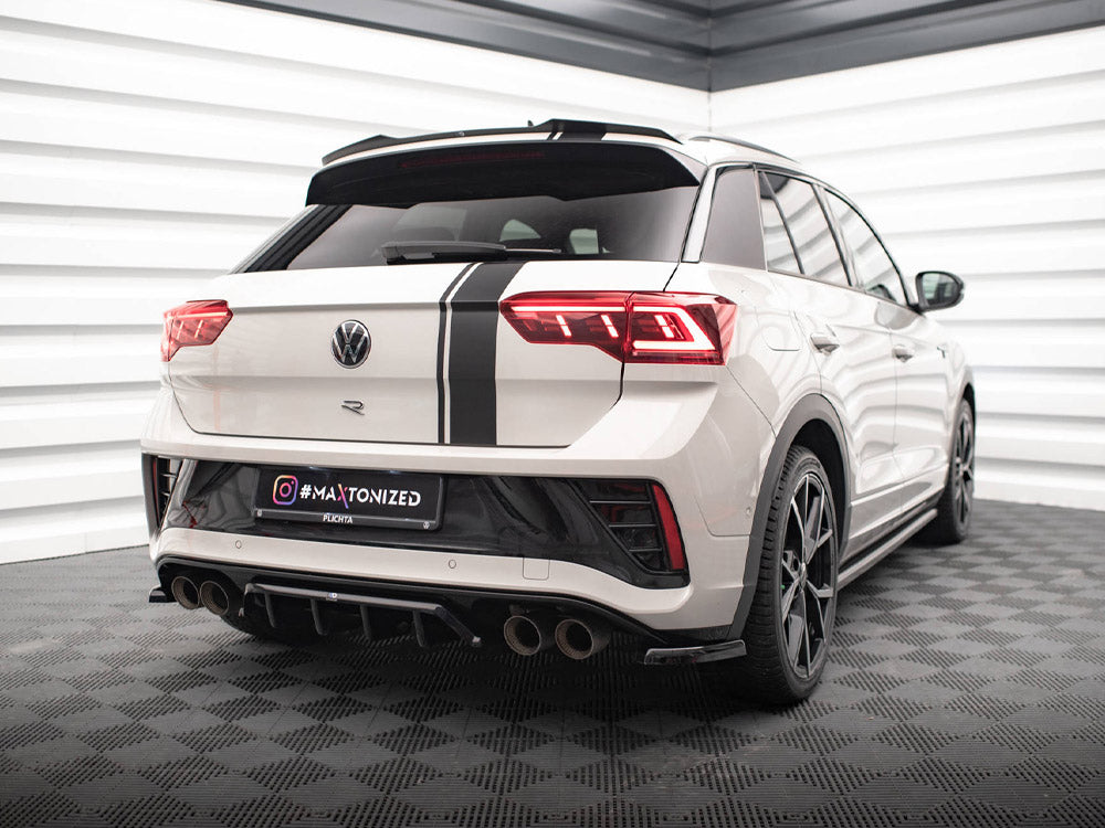 Rear Splitter (Vertical Bars) Volkswagen T-Roc R / R-Line Mk1 Facelift