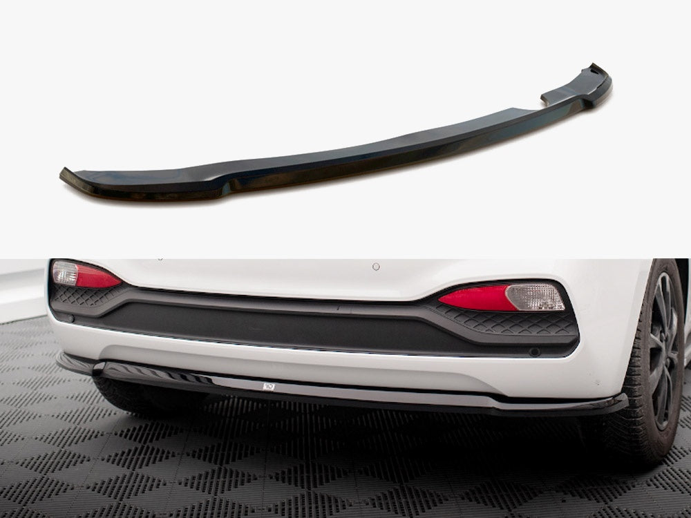 Central Rear Splitter Hyundai I20 Mk2 Facelift