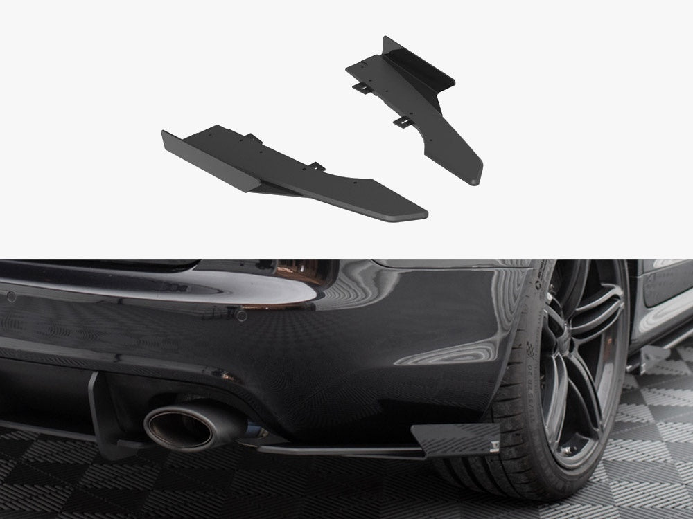 Street Pro Rear Side Splitters + Flaps Audi RS6 Avant C6