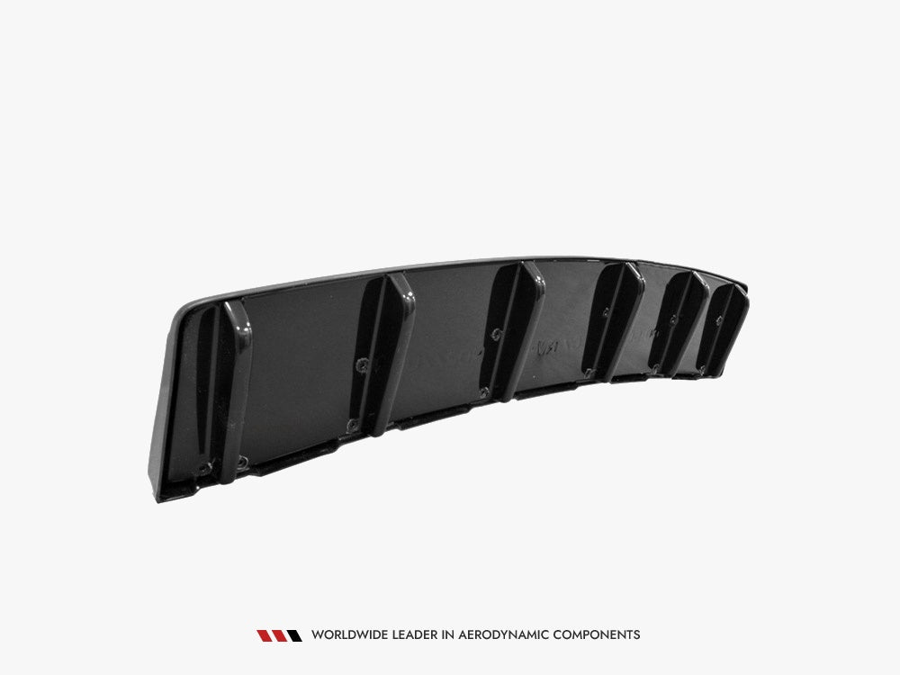 Central Rear Splitter  (Vertical Bars)  Audi S6 C7 Avant
