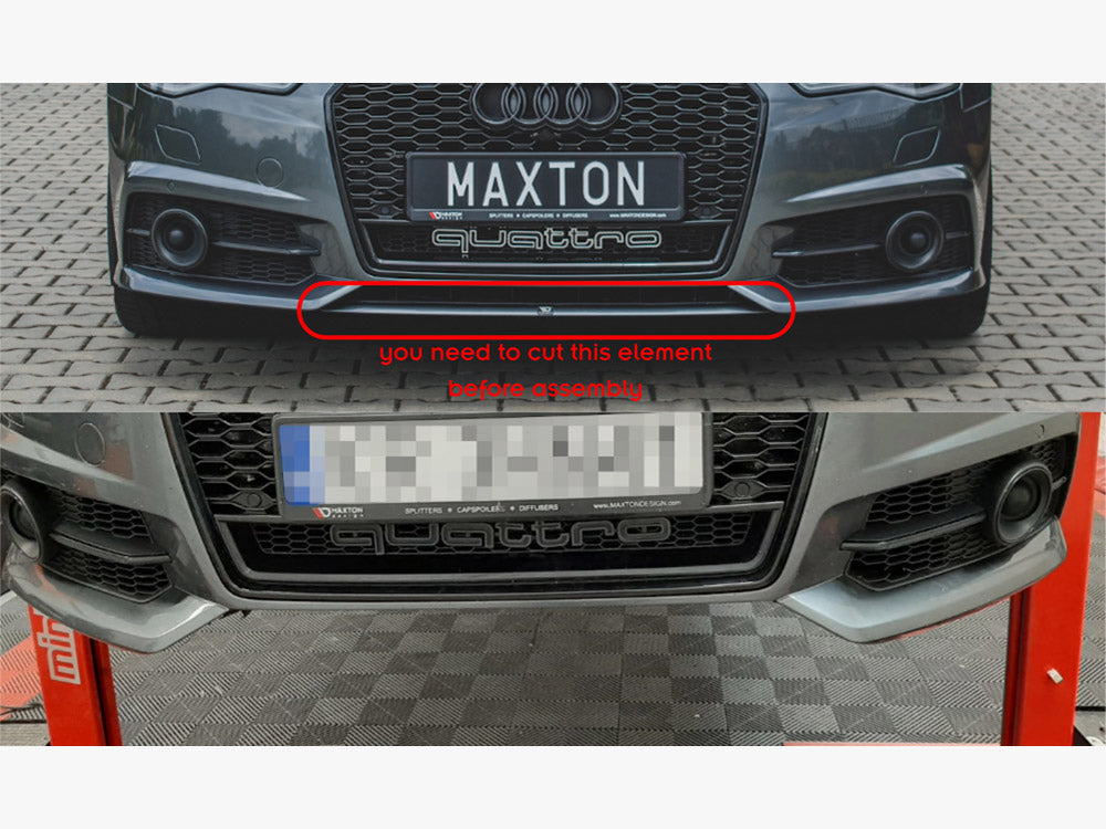 Front Splitter Audi A6 / A6 C7 S-Line / S6 C7 Facelift