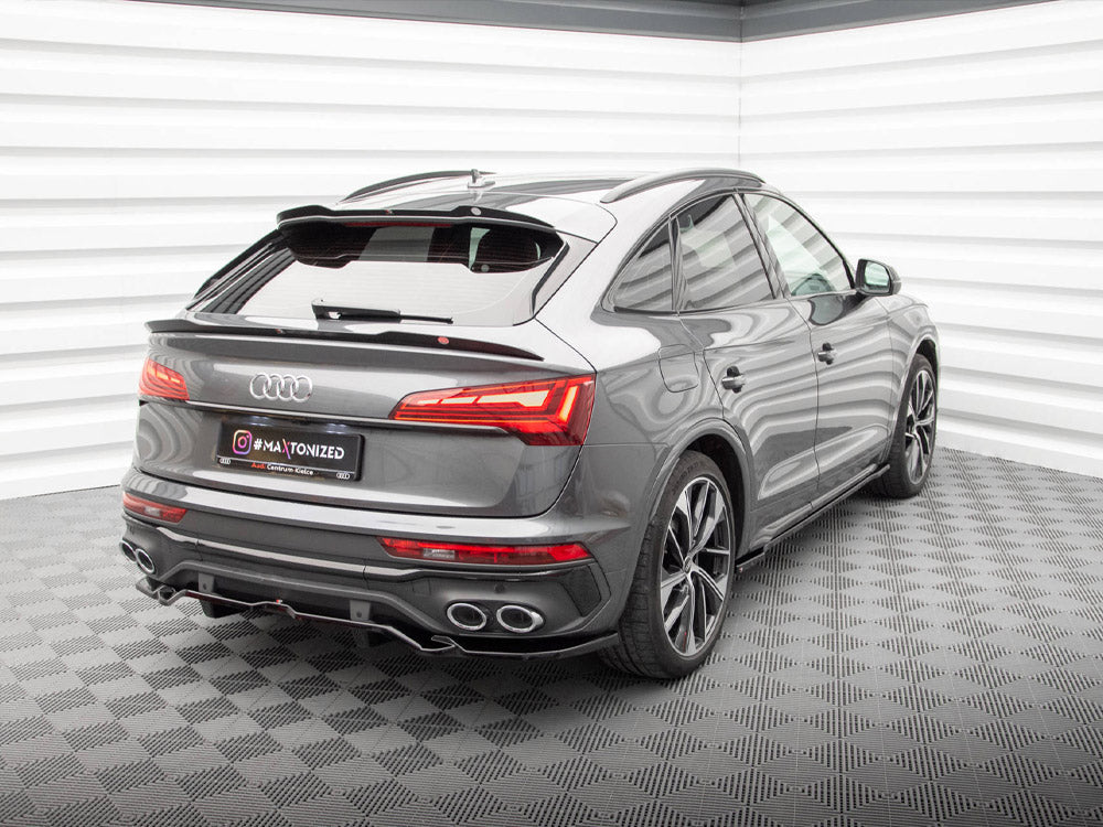 Rear Splitter (Vertical Bars) Audi SQ5 / Q5 S-Line Sportback Mk2 Facelift