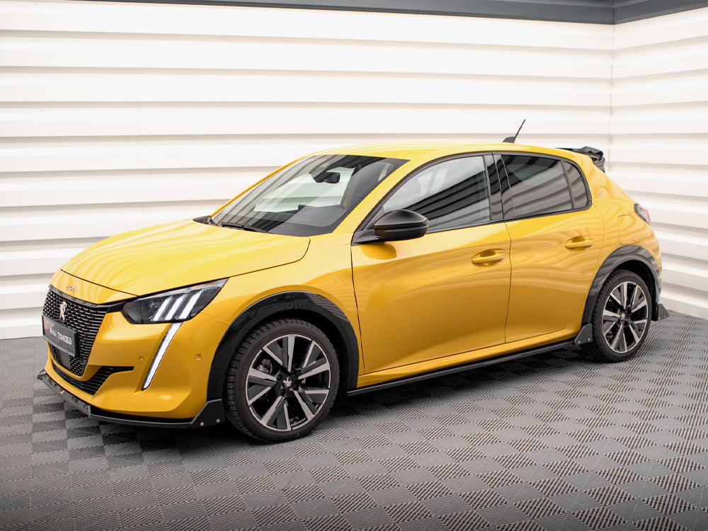 Side Skirt Diffusers + Flaps Peugeot 208 GT Mk2