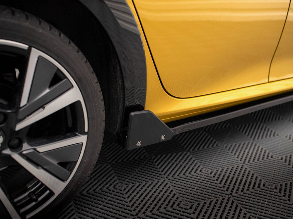 Side Skirt Diffusers + Flaps Peugeot 208 GT Mk2